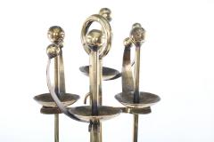 Mid 20th Century European Brass Fireplace Tool Accessories - 1960384