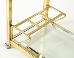 Mid 20th Century French Brass Trolley - 2228459
