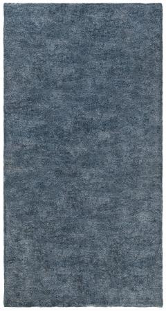 Mid 20th Century French Modern Blue Handmade Wool Rug - 3582513