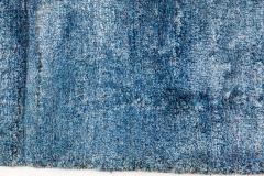 Mid 20th Century French Modern Blue Handmade Wool Rug - 3582516
