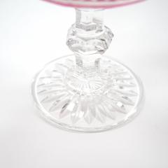 Mid 20th Century French Saint Louis Ruby Crystal Coupe Service For 8 People - 3886139