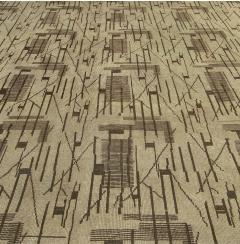 Mid 20th Century Geometric European Rug in Neutral Colors - 2456310