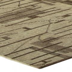 Mid 20th Century Geometric European Rug in Neutral Colors - 2456312