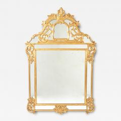 Mid 20th Century Giltwood Regency Style Mantel Hanging Wall Mirror - 4003173