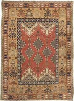 Mid 20th Century Handmade Moroccan Rug with Tribal Design - 2453369