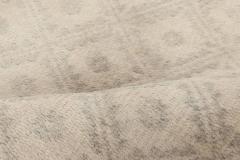 Mid 20th Century Indian Light Beige Handmade Cotton Runner - 2453211
