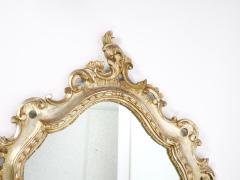 Mid 20th Century Italian Rococo Style Carved Giltwood Wall Mirror - 4552776
