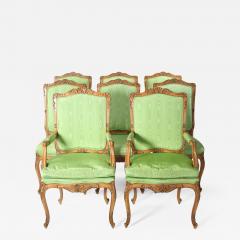 Mid 20th Century Louis XV Style Dining Room Chairs - 1574858