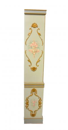 Mid 20th Century Louis XVI Style Italian Hand Painted China Cabinet - 4552838