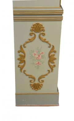 Mid 20th Century Louis XVI Style Italian Hand Painted China Cabinet - 4552844