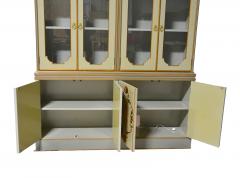 Mid 20th Century Louis XVI Style Italian Hand Painted China Cabinet - 4552845