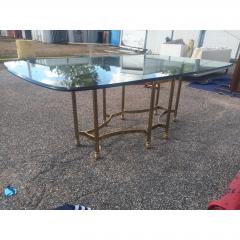 Mid 20th Century Maison Bagu s Style Beveled Glass Dining Table Top - 4687303
