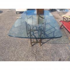 Mid 20th Century Maison Bagu s Style Beveled Glass Dining Table Top - 4687305