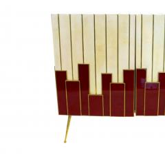 Mid 20th Century Modern Art Deco Style Italian Painted Server Cabinet - 4552992