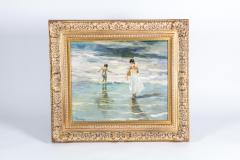 Mid 20th Century Oil On Canvas Painting or Giltwood Frame - 1038400