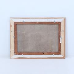 Mid 20th Century Oil Painting of Sheep in a Mountain Pasture Framed - 3295817