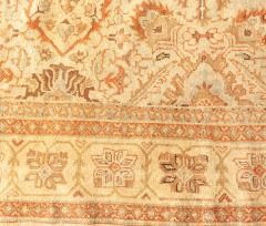 Mid 20th Century Persian Sultanabad Botanic Brown Handmade Wool Carpet - 2454800