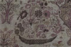 Mid 20th Century Persian Tabriz Beige Purple Handwoven Wool Rug - 2454784