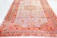 Mid 20th Century Samarkand Brown Gold Orange Pink Purple Red Wool Rug - 2441598