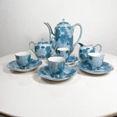 Mid 20th Century Sculptural Blue Tea Set Service for Four Japan - 3205137