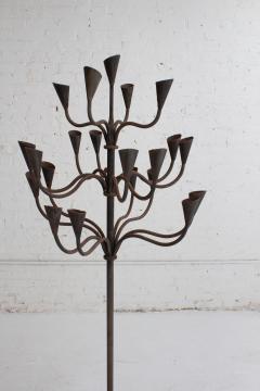 Mid 20th Century Studio Made Iron Candelabra - 3059863