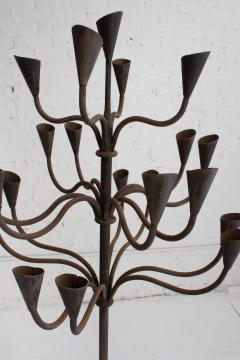 Mid 20th Century Studio Made Iron Candelabra - 3059864