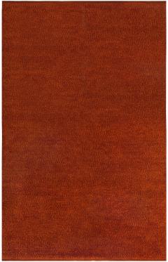 Mid 20th Century Swedish Double Woven Pile Rug in Shades of Red and Orange - 2441796