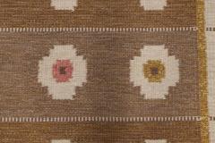 Mid 20th Century Swedish Flatweave Wool Rug by Alice Walleback AW  - 2441758