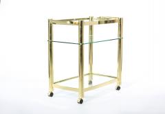 Mid 20th Century Three Glass Shelves Bar Cart  - 1562275