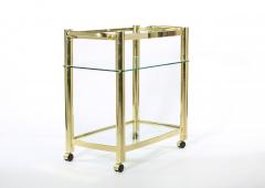 Mid 20th Century Three Glass Shelves Bar Cart  - 1562284