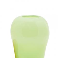 Mid 20th Century Two Color Blown Glass Covered Vase Bonbonniere - 4552243