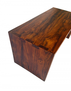 Mid 20th Century Vintage Dovetail Rosewood Waterfall Coffee Table - 4764058