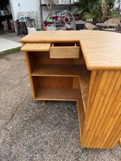 Mid 20th Century Vintage Rattan Boomerang Tiki Bar - 4593740
