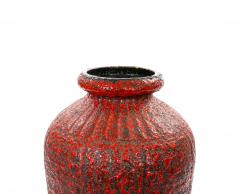 Mid 20th Century West German Large Fat Lava Decorative Vase - 4552896