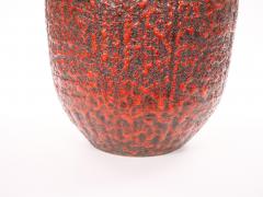 Mid 20th Century West German Large Fat Lava Decorative Vase - 4552905