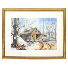 Mid 20th Century Wood Frame Water Color - 2823800