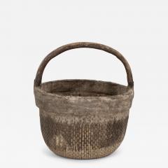 Mid 20th Century Woven Chinese Rice Basket - 3405203