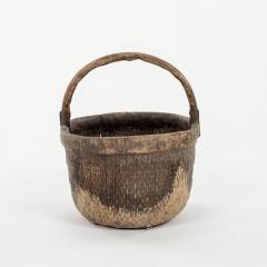 Mid 20th Century Woven Chinese Rice Basket - 3405530