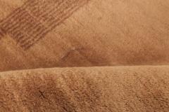 Mid 20th century Chinese Art Deco Handmade Wool Rug in Brown Shades - 2452576