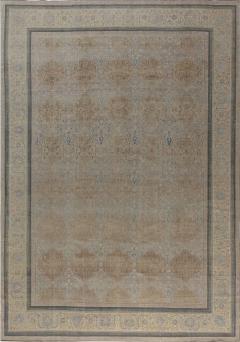 Mid 20th century Indian Botanic Handmade Wool Carpet - 2457019