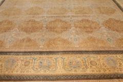 Mid 20th century Indian Botanic Handmade Wool Carpet - 2457020