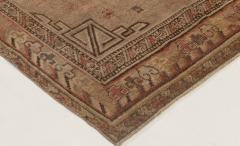 Mid 20th century Samarkand Brown Orange Purple Handmade Wool Rug - 2456455