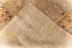 Mid 20th century Samarkand Sandy Beige Brown Hand Knotted Wool Rug - 2457077