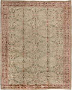 Mid 20th century Spanish Floral Handmade Wool Carpet - 2439996