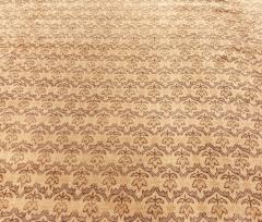 Mid 20th century Turkish Hereke Camel and Brown Handwoven Wool Rug - 2456951