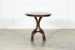 Mid 20thC Michael Thonet Mahogany Top Bistro Table - 3417713