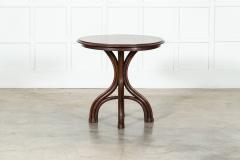 Mid 20thC Michael Thonet Mahogany Top Bistro Table - 3417718