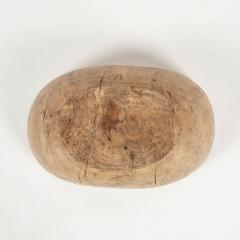 Mid Brown Gorgeous Oval Shaped Swedish Burl Root Wood Bowl - 3393416