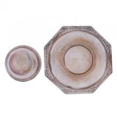 Mid Cent Vietnamese Embossed Silver Cup And Saucer - 3899954