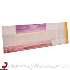 Mid Century Abstract Acrylic Painting on Canvas - 3695790